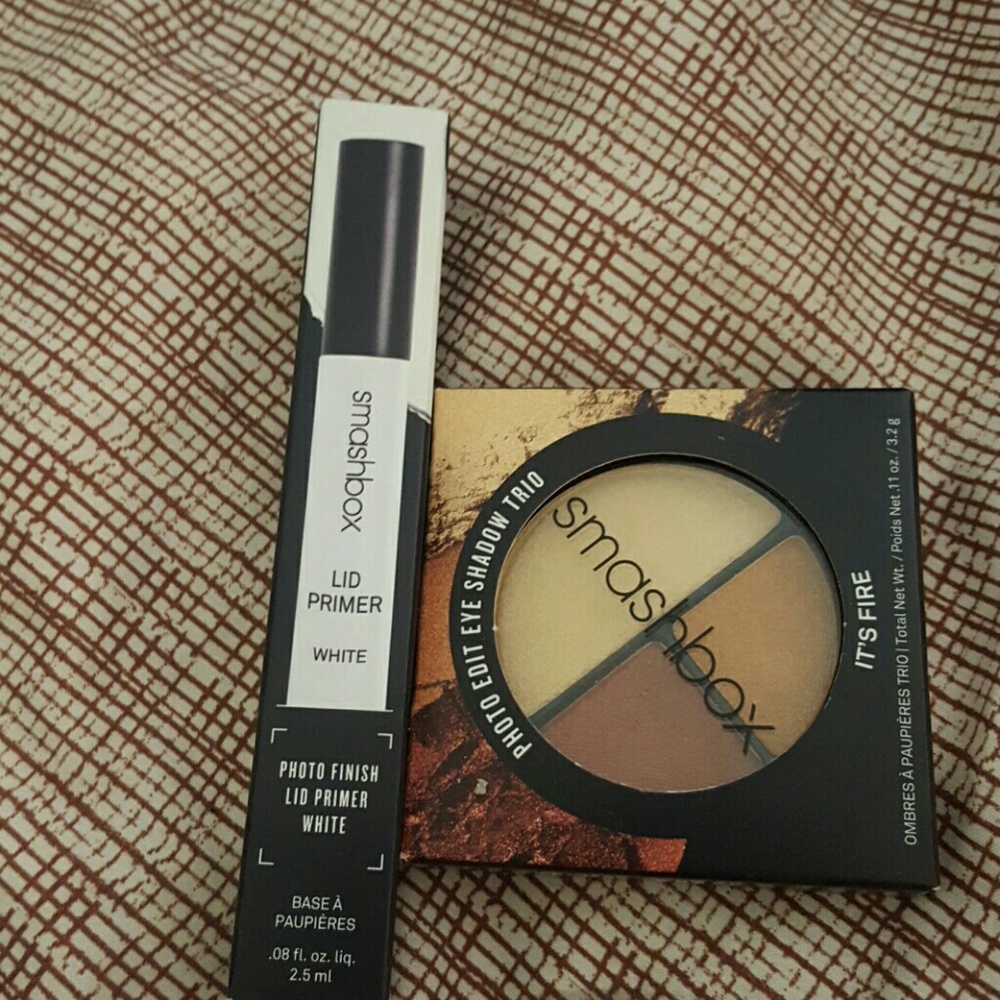 Smashbox photo edit shadow trio and lid primer
